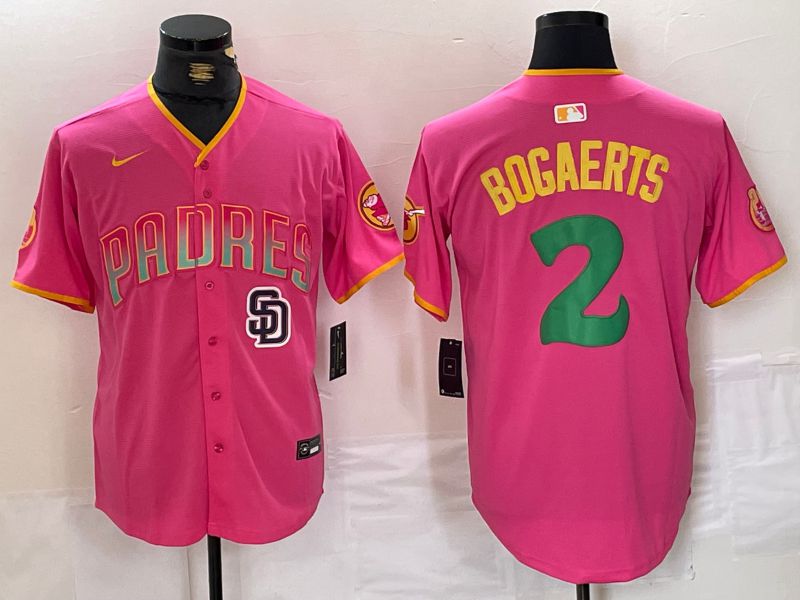 Men San Diego Padres #2 Bogaerts Pink Jointly 2024 Nike MLB Jersey style 10